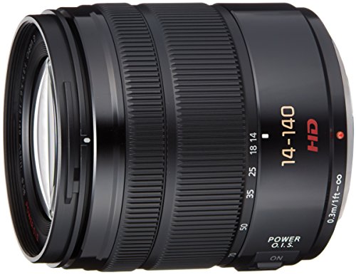 【中古】パナソニック 標準尺度望遠レンズ マイクロフォーサーズ用 ルミックス G VARIO 14-140粍/F3.5-5.6 ASPH./POWER O.I.S. しろがね色 H-FS14140-S