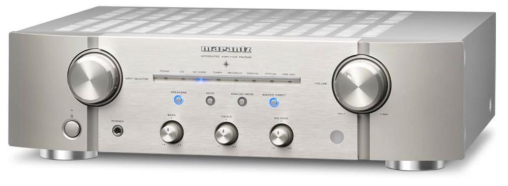 【中古】Marantz プリメインアンプ ハイレゾ音源相応う/USB-DAC しろがね色ゴールド PM-7005/FN