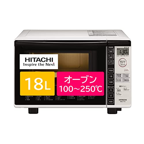 【中古】日立 陰電子範囲 オーヴン範囲 18L 曲がること時刻表 一人暮らし ダイレクトキー捏ち上げる MRO-TT5 W 白いこと
