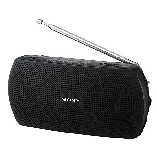 【中古】ソニー 携帯型ラジオ受信機 SRF-19 : 広々としたFM相応う FM/AM 黒いこと SRF-19 B