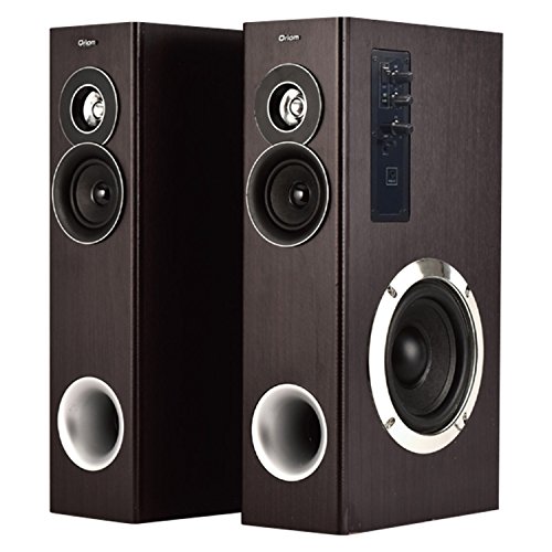 【中古】山善(YAMAZEN) キュリオム ダブル金棒引き 楼観型 アンプリファイアー内蔵 (ウーファー付き添い人) HDMI相応う TWS-72固定ディスク(DB)