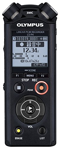 【中古】OLYMPUS 直線的PCMリコーダー LS-P4 黒いこと