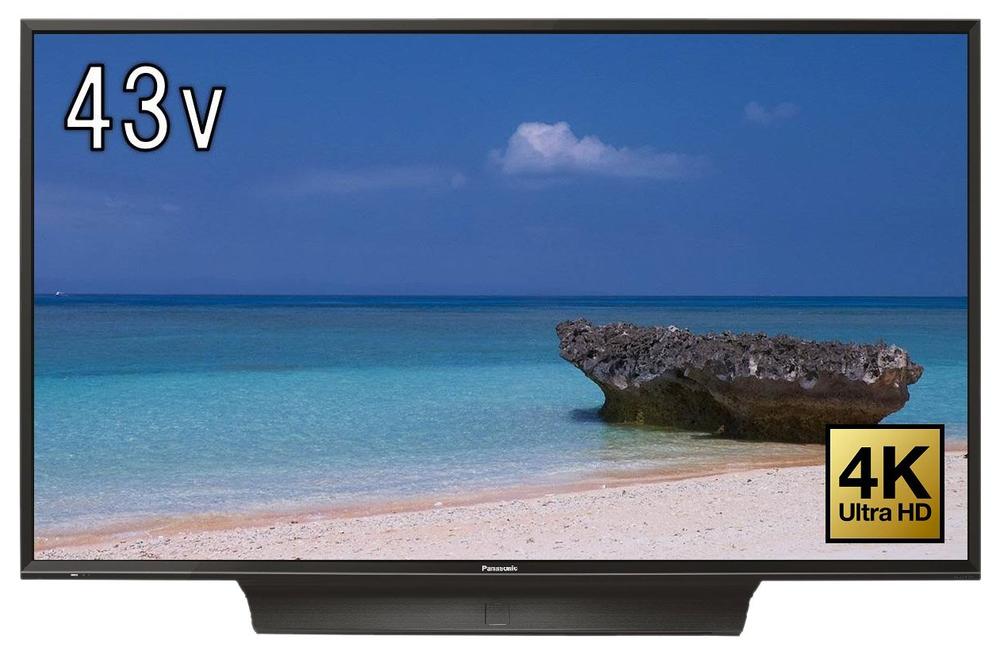 【中古】パナソニック 43V型 液晶テレビ ビエラ TH-43FX750 4K IPSパネル 転倒防止スタンド スマートテレビ (ネット動画対応)