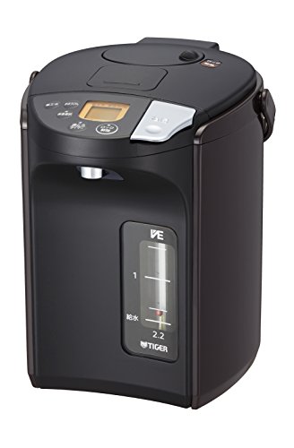 【中古】タイガー魔法瓶(TIGER) 電気ポット 蒸気レス VE 電気 まほうびん とく子さん 3.0L ブラウン PIS-A300-T