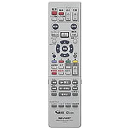【中古】シャープ 純正DVDレコーダー用リモコン 【部品番号：0046380160】