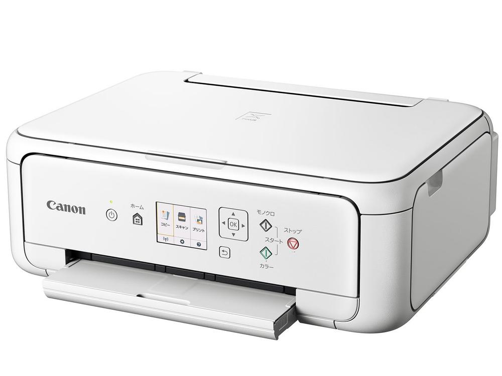 【中古】キヤノン インクジェット複合機TS5130 WHITE PIXUSTS5130WH|とりま商店