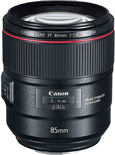 【中古】Canon 単興味の中心水晶体 EF85粍 F1.4L IS USM フルサイズ相応う EF8514LIS
