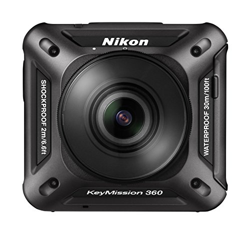 【中古】Nikon 雨合羽行動写真機 KeyMission 360 BK 黒いこと