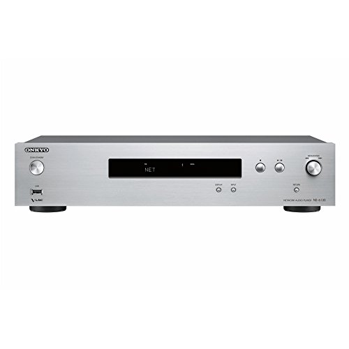 【中古】ONKYO NS-6130 網状組織オーディオ電気蓄音機 ハイレゾ相応う しろがね色 NS-6130(S)