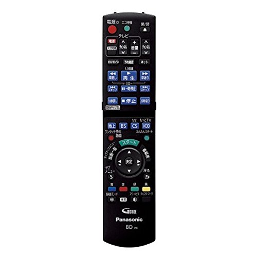 【中古】パナソニック 文句無しBD/ヴィデオディスクリコーダー用遠隔操作 N2QAYB000798 その他-家電