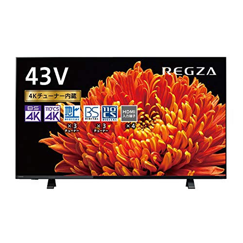 【中古】東芝 43V型 液晶テレビ レグザ 43C340X 4Kチューナー内蔵 外付けHDD W録画対応 (2020年モデル)｜とりま商店