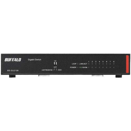 【中古】緩衝装置置き目 BS-GU2108 法人向け Giga相応う Layer2 アンマネージスイッチ 8界面