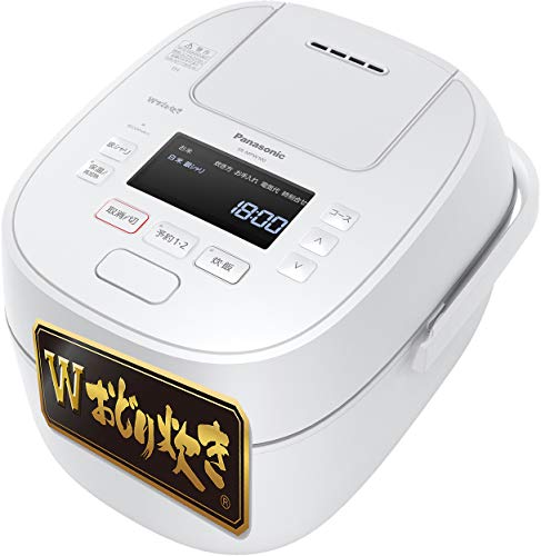 【中古】パナソニック 炊飯器 5.5合 変数剪断応力IH式 Wおどり炊き 白いこと SR-MPW100-W