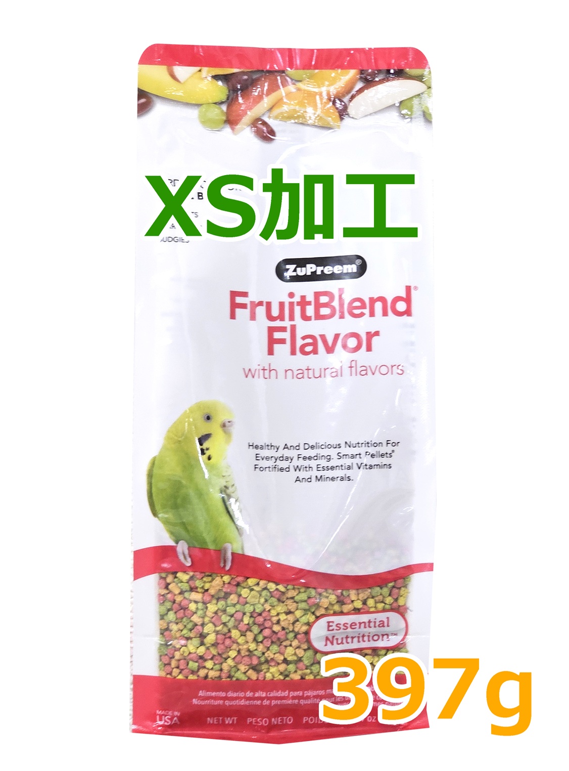 ズプリーム フルーツブレンド　セキセイインコ　4.5 ZuPreem ズプリーム/ZuPreem フルーツブレンド(S) 4.5kg