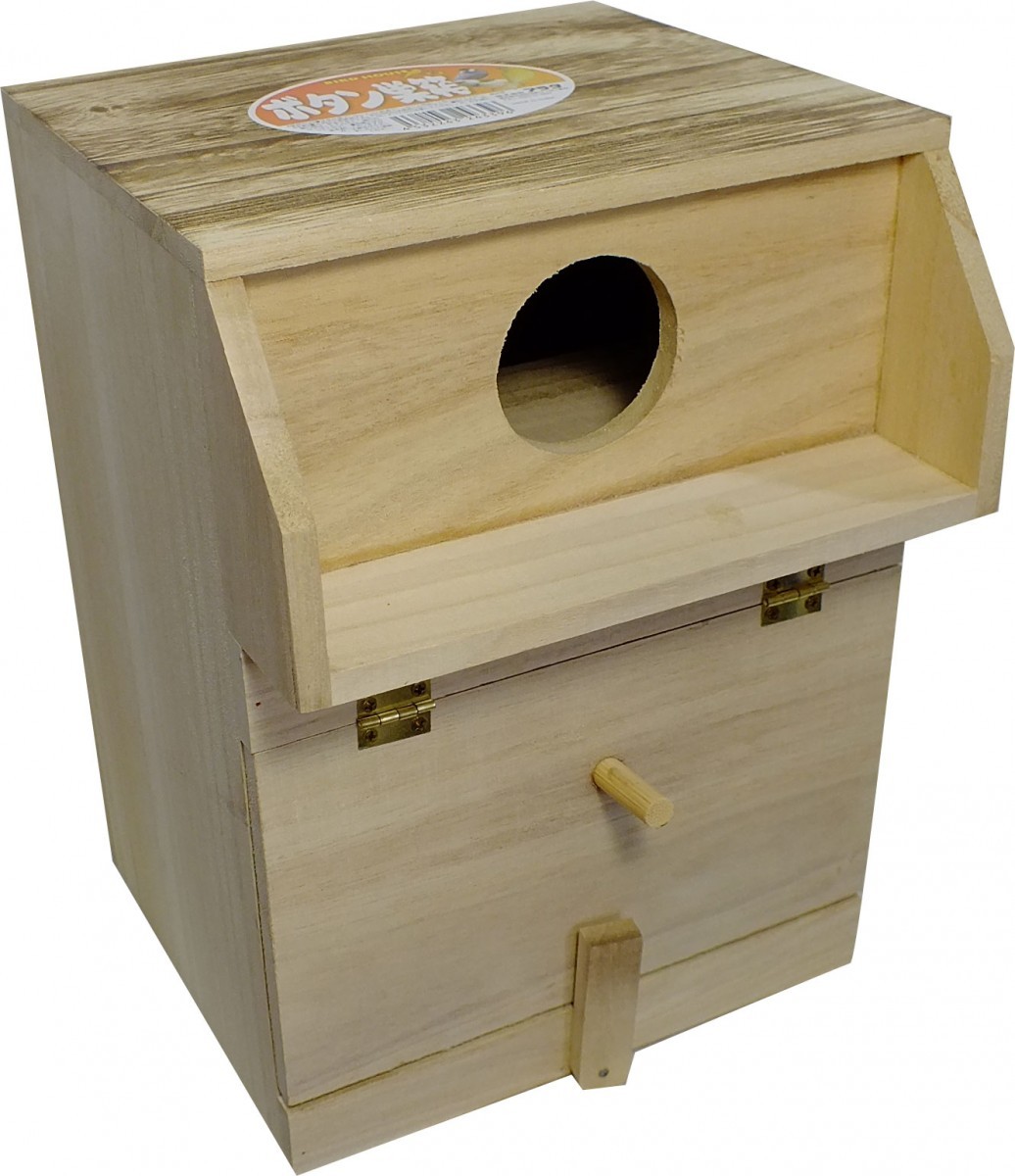 インコセキセイインコ巣箱 Amazon.co.jp: Hiceeden インコの巣箱 2個パック 天然木の鳥の