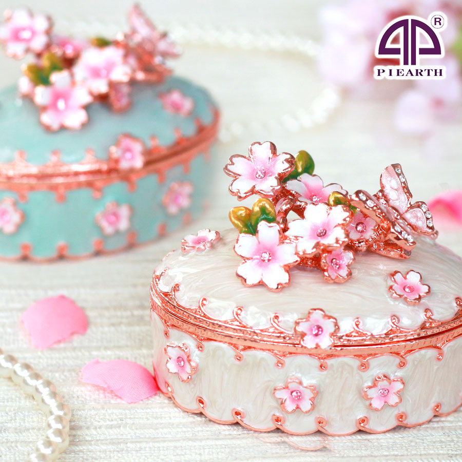 未使用★アウガルテン 小物入れ　ボンボニエール ジュエリーボックス 薔薇 花 未使用☆アウガルテン 小物入れ ボンボニエール ジュエリー