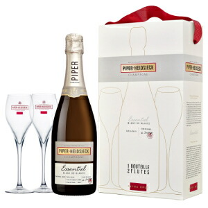 【6本～送料無料】エッセンシエル ブラン ド ブラン グラスパック NV パイパー エドシック 白ワイン フランス 750ml シャルドネ シャンパーニュ 母の日