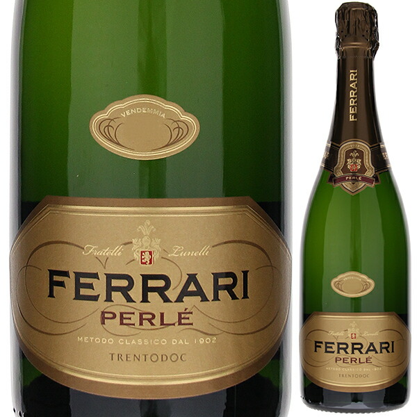 【6本～送料無料】ペルレ ミレジム 2011 フェッラーリ スパークリング 白ワイン イタリア 750ml シャルドネ トレンティーノ アルト アディジェ 母の日