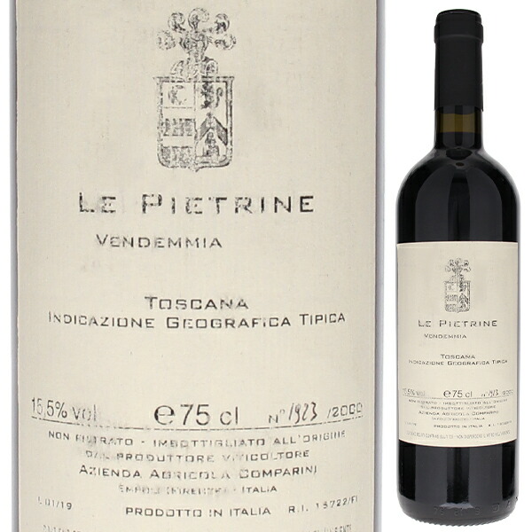 【楽天市場】【6本～送料無料】アジェンダ アグリコーラ コンパリーニ レ ピエトリーネ 2017 赤ワイン イタリア 750ml：トスカニー