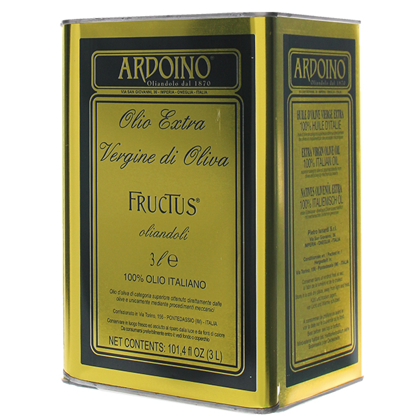 エキストラバージン オリーブオイル フルクトゥス 缶入り イタリア アルドイノ 3000ml[エキストラバージンオリーブオイル] [コールドプレス]