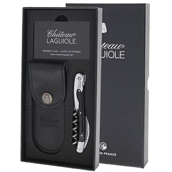 楽天市場】シャトー・ラギオール ソムリエナイフ ブラック（黒水牛