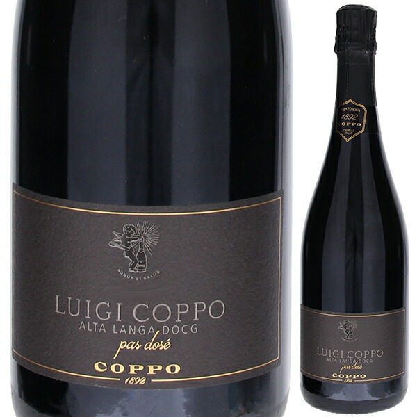 【6本～送料無料】ルイジ コッポ パ ドゼ アルタ ランガ 2020 コッポ スパークリング 白ワイン イタリア 750ml ピノ ネロ ピエモンテ フルーティ 母の日