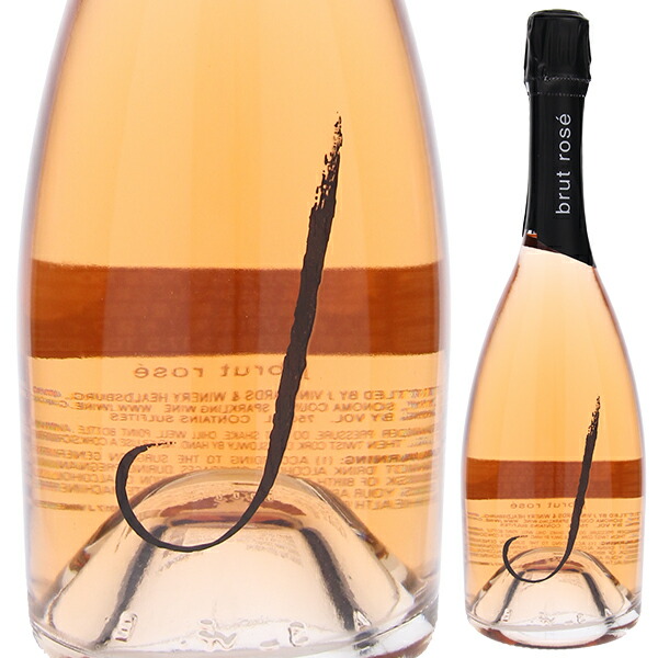 【6本～送料無料】ブリュット ロゼ NV ジェイ スパークリング ロゼワイン アメリカ 750ml ピノ ノワール カリフォルニア 果実味 母の日