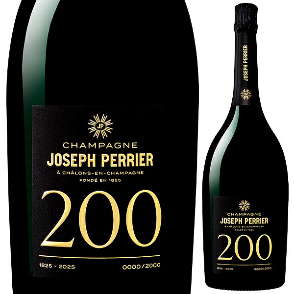 【送料無料】3000ml キュヴェ 200 2015 ジョセフ ペリエ 木箱入り スパークリング 白ワイン シャンパン フランス シャルドネ シャンパーニュ 母の日