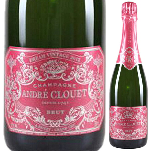 [クール便]ドリーム ヴィンテージ 2012 アンドレ クルエ スパークリング 白ワイン シャンパン フランス 750ml シャルドネ シャンパーニュ 御中元 暑中見舞い｜トスカニー　イタリアワイン専門店