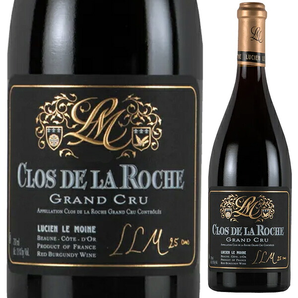 [クール便]クロ ド ラ ロッシュ グラン クリュ 2023 ルシアン ル モワンヌ 赤ワイン フランス 750ml ピノ ノワール ブルゴーニュ 御中元 暑中見舞い｜トスカニー　イタリアワイン専門店 48,088円