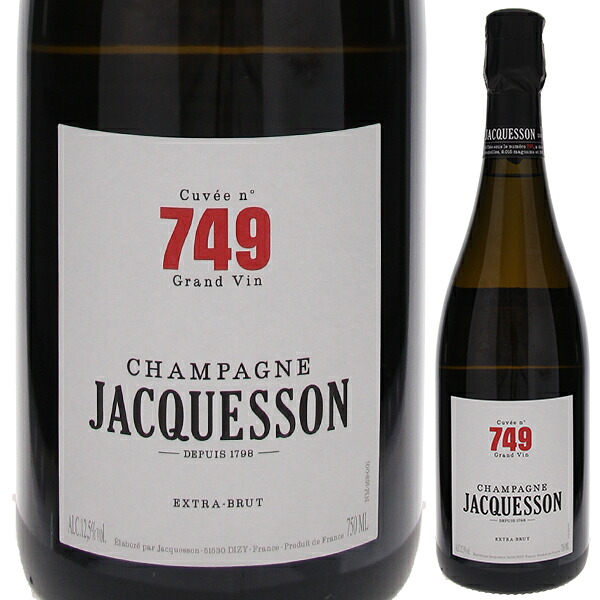 [クール便]【送料無料】キュヴェ 749 NV ジャクソン スパークリング 白ワイン シャンパン フランス 750ml シャルドネ シャンパーニュ エレガント 御中元 暑中見舞い｜トスカニー　イタリアワイン専門店