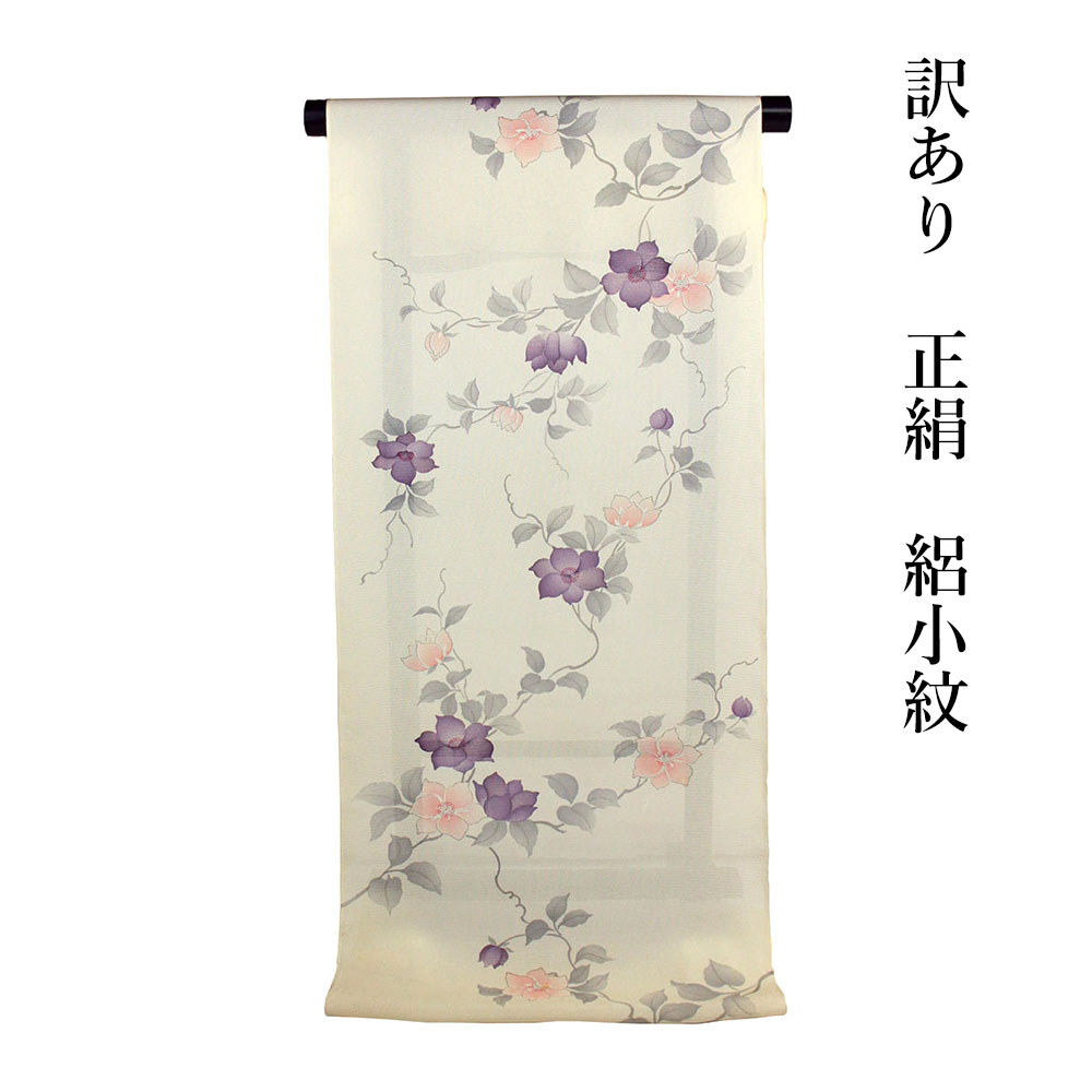 呉服屋 訳あり 正絹 絽 反物 着尺 単衣 夏用 女物 レディース 五泉 生地 婦人もの 友禅物 夏小紋 絽小紋 小紋 こもん 単 日本製 オーダーメイド 大きいサイズ 小さいサイズ 太いサイズ 細いサイズ 自分に合ったサイズで仕立てできるのがセールスポイント 大人物 大人用 44,200円