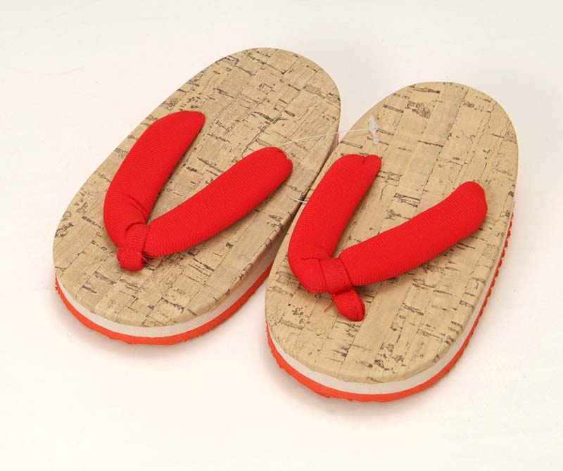 楽天市場 訳あり 子供履物 コルク柄ぞうり 赤鼻緒 女の子 キッズ こども 男の子 女児 サンド コルク草履 浴衣 ゆかた 夏祭り 花火 メール便不可 トッカ 浴衣 七五三 安売り天国とせん