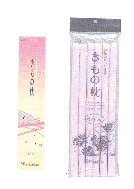 あづま姿(保存用品) きもの枕 6本入 折りジワ 浴衣 女らしさをひきたてる和装小物 着付小物 和装小物 襟芯 ※取り寄せ商品 あずま姿 メール便不可