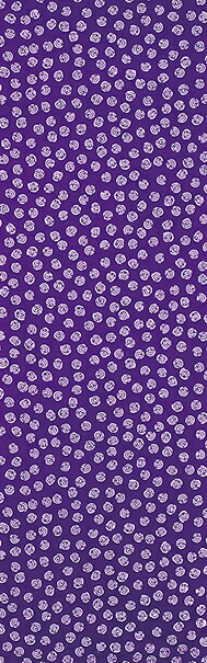 供供舞蹈衣裳注染长尺手拭ro商标紫色×白订购商品日本的舞蹈刊登和睦