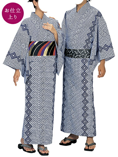 踊り衣裳 お仕立上り浴衣 東印 お揃いゆかた 裄長キング巾 白&times;紺 取り寄せ商品 日本の踊り 掲載 踊り絵羽 稽古 習い事 舞踊 民謡 浴衣 盆踊り《男性用 女性用 メンズ レディース》 メール便不可[tss]｜浴衣 七五三 安売り天国とせん