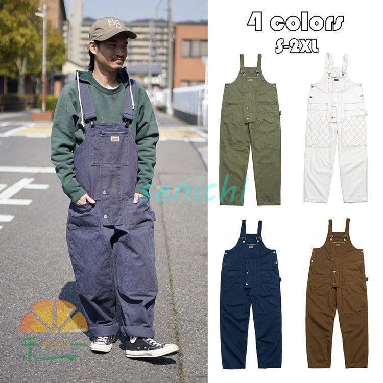 大層らしい櫂 メンズ ゆとり 純色 ロングズボン下 オールインワン 上っ張り ボトムス 春夏秋 新作 御洒落 成人男性 心地よい 今めかしい 大層らしい大きさ やり方服 4色