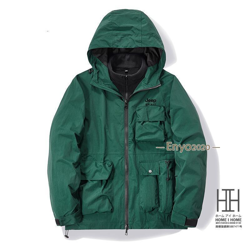 マウンテンパーカー メンズ 裏ボア 登山服 3way ボアライナー付き 取り外し可能 フリースジャケット ナイロンジャケット 防風 撥水 防寒 おしゃれ 秋 秋服 冬服｜ToshinPL