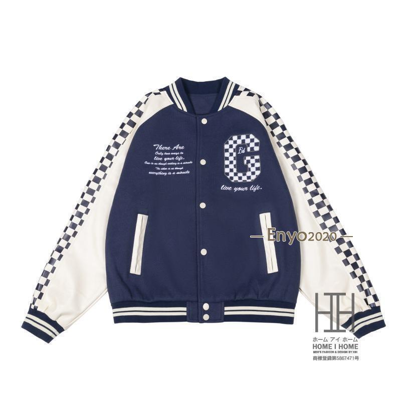 スタジャン メンズ 革 スタジャン なめし革 ベイスボール服 馬鹿でかい大いさ 秋 冬 競技場前掛け メンズスタジャン メンズ前掛け メンズ流行り物 上衣