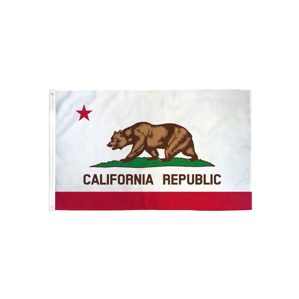 楽天市場 アメリカンフラッグ カリフォルニア州フラッグ アメリカ州旗 メール便可 California Flag 3 5ft 150 90cm The Diy Depot 楽天市場店