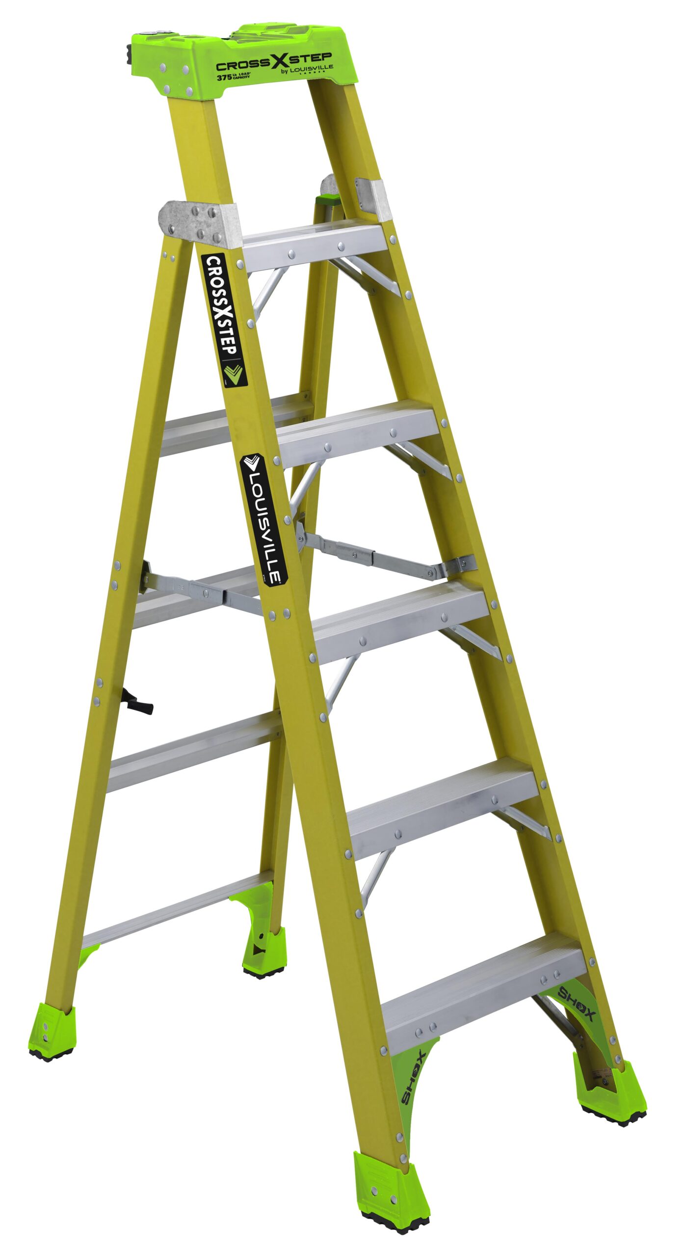 Louisville Ladder（ルイビルラダー） ファイバーはしご脚立クロスステップ6ft (180cm) 耐荷重170kg FXS1406HD