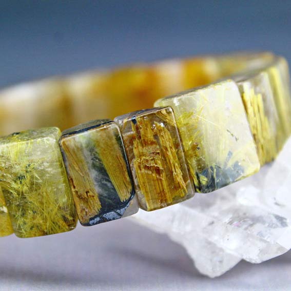 楽天市場】タイチンルチル バングル タイチンルチルクォーツ