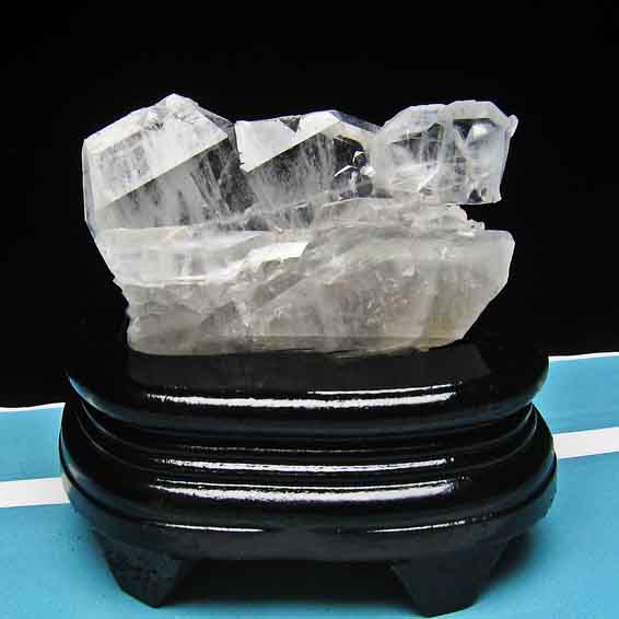 水晶 クラスター 265g 原石 アメリカ産 ファーデンクォーツ 浄化用水晶 Crystal quartz インテリア 水晶 原石 置物 メンズ レディース 一点物 [送料無料] 182-108