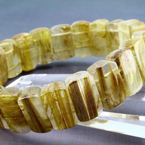 タイチンルチル バングル ルチルクォーツ rutilelated quartz bangle メンズ レディース ブレスレット 天然 タイチンルチルクォーツ 一点物 送料無料 211-3168