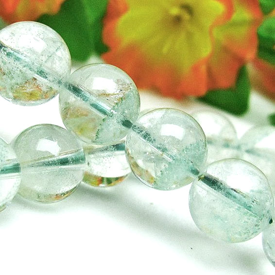 楽天市場】グリーンファントム ブレスレット 7mm 幽霊水晶 ゴースト