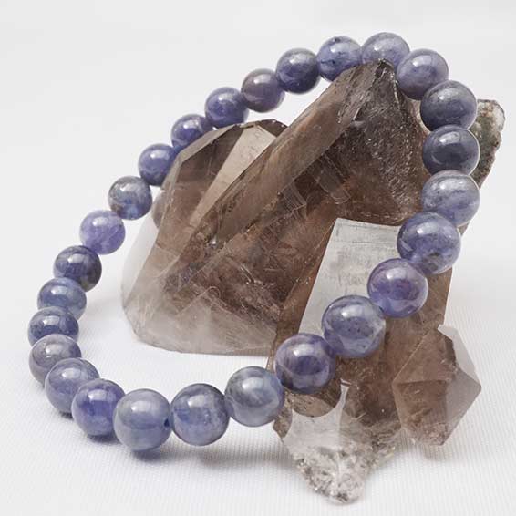 タンザナイト ブレスレット 7mm Tanzanite ゆうれん石 ブレス ブルーゾイサイト 黝簾石 Bracelet 浄化 ヒーリング メンズ レディース 一点物 [送料無料] 211-1996 7,350円
