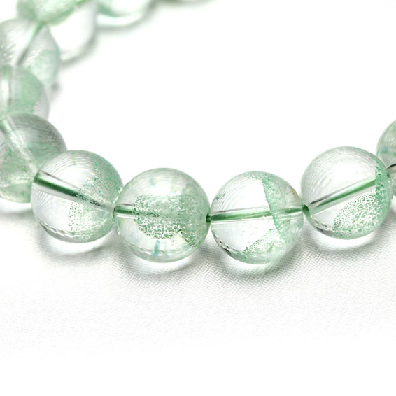 楽天市場】グリーンファントム ブレスレット 7mm 幽霊水晶