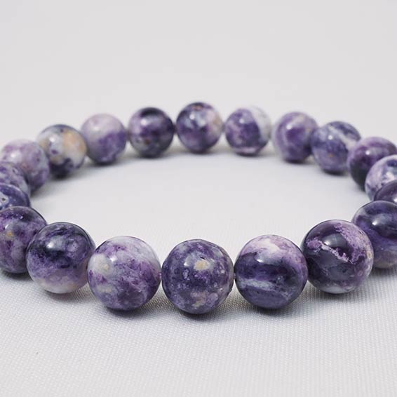 ティファニーストーン ブレスレット 10mm Tiffany stone オパライズドフローライト ブレス bracelet メンズ レディース 一点物 [送料無料] 211-2676｜天然石・パワーストーンの東昇