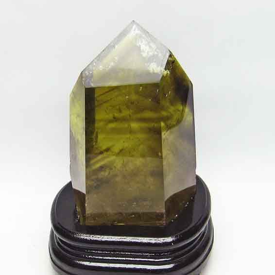 1Kg シトリン 六角柱 虹入り ファントム イエロークォーツ 黄水晶 原石 シトリンクォーツ Citrine Quartz イエロークリスタル 置物 11月の誕生石 メンズ レディース 台座付属 一点物 [送料無料] 152-164｜天然石・パワーストーンの東昇