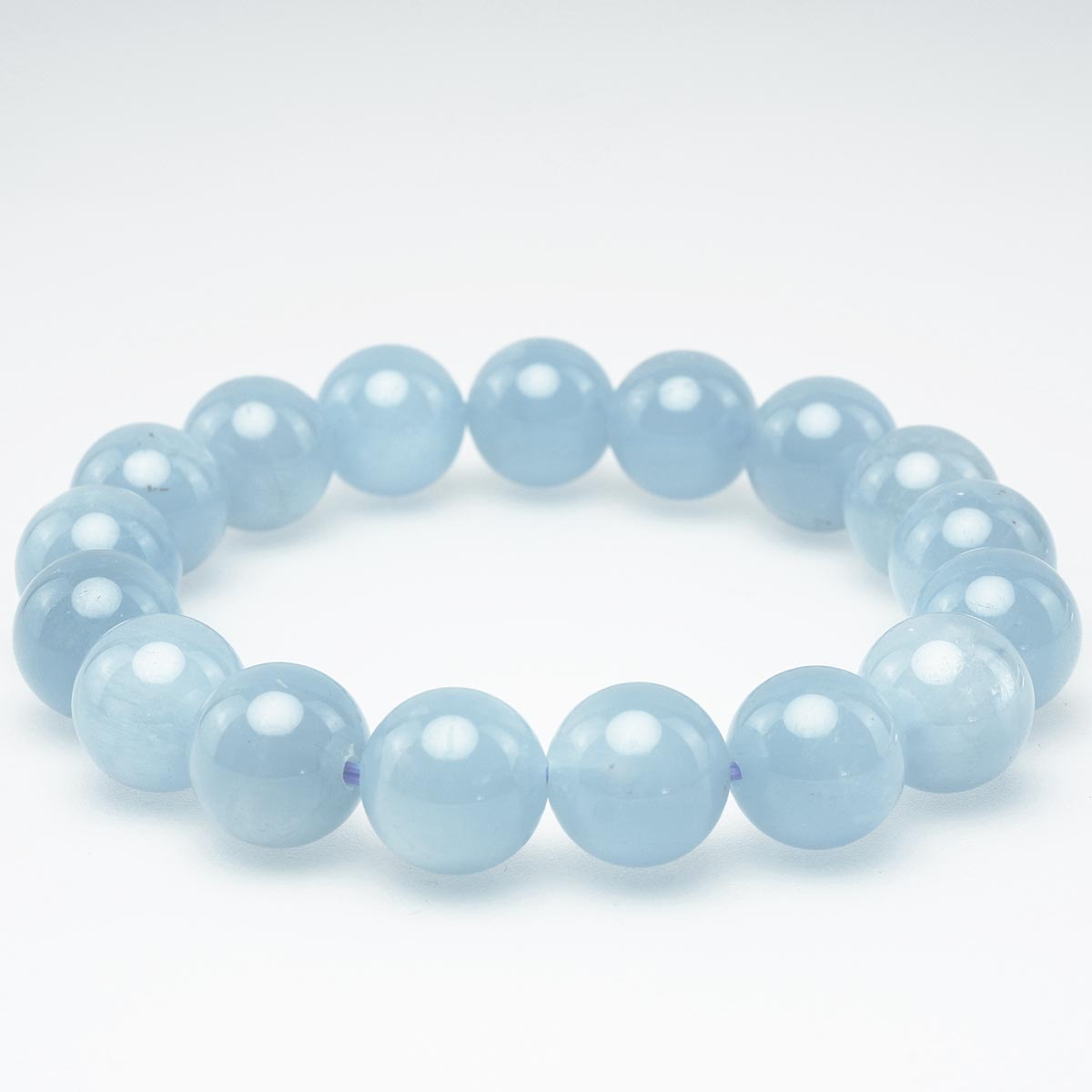 アクアマリン ブレスレット 12mm ブレス aqua marine bracelet メンズ レディース 3月の誕生石 一点物 送料無料 111-2546 13,104円